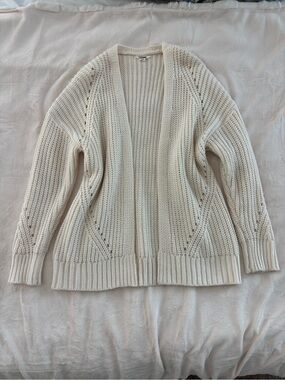 Garage cream knit cardigan